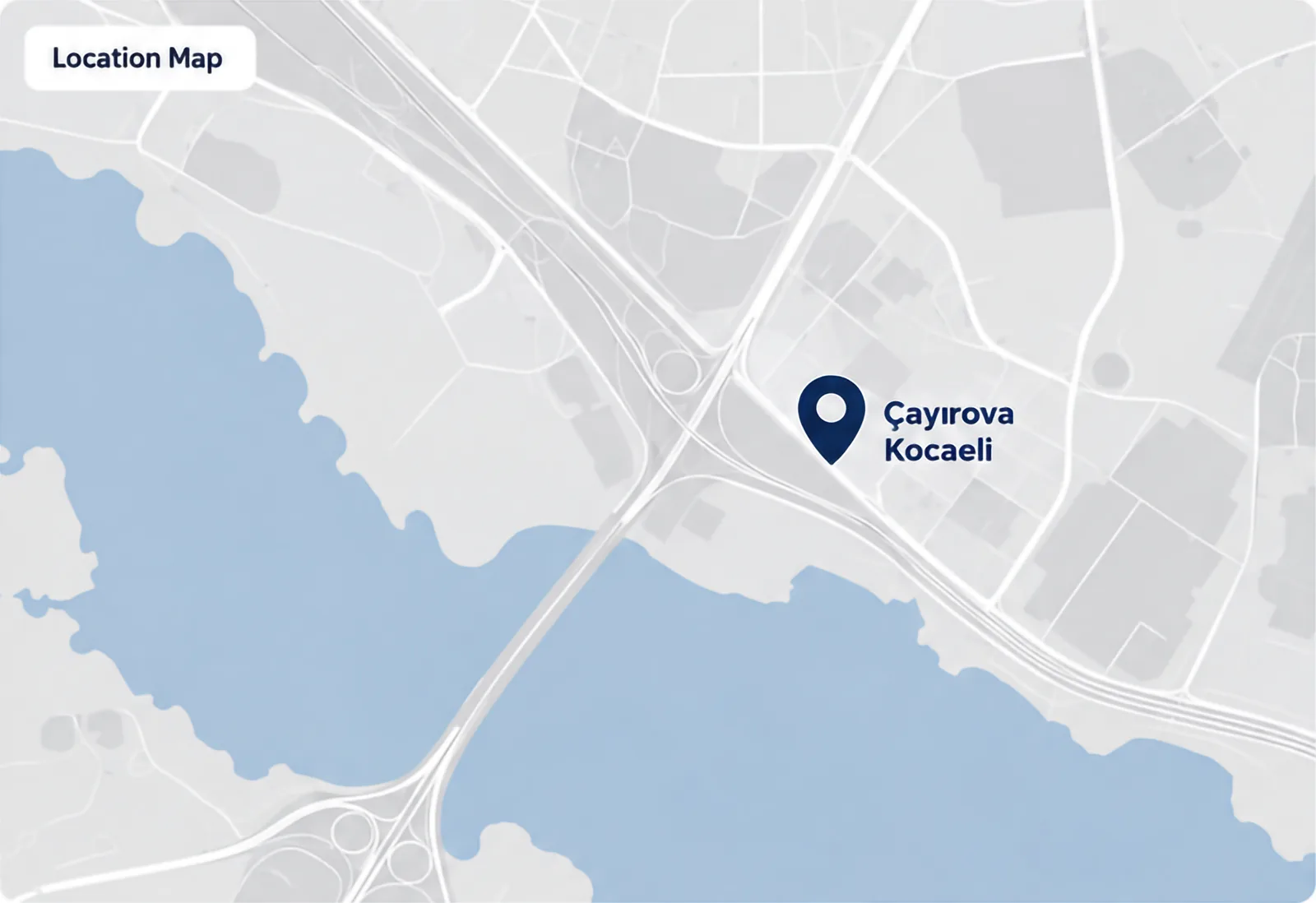 Location map: IM TRADE, Çayırova, Kocaeli