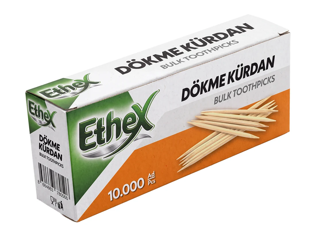 Ahşap Kürdan, Dökme Kutu — katalog ürün kodu 220201004
