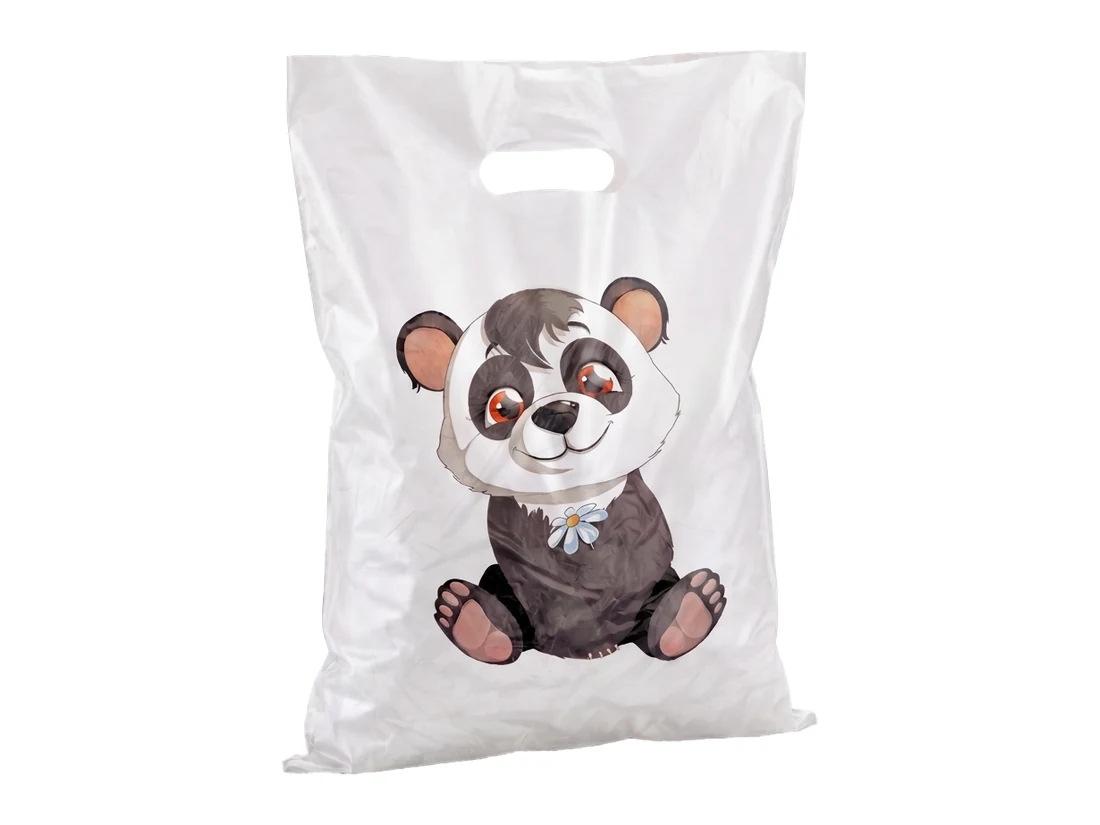 Baskılı El Geçme Poşet, Beyaz 20 x 30 cm — katalog ürün kodu 080407001
