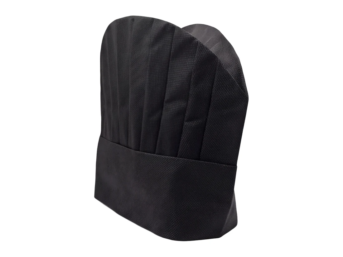 Aşçı Şapkası, Non-Woven 20 cm · Siyah — katalog ürün kodu 181022005