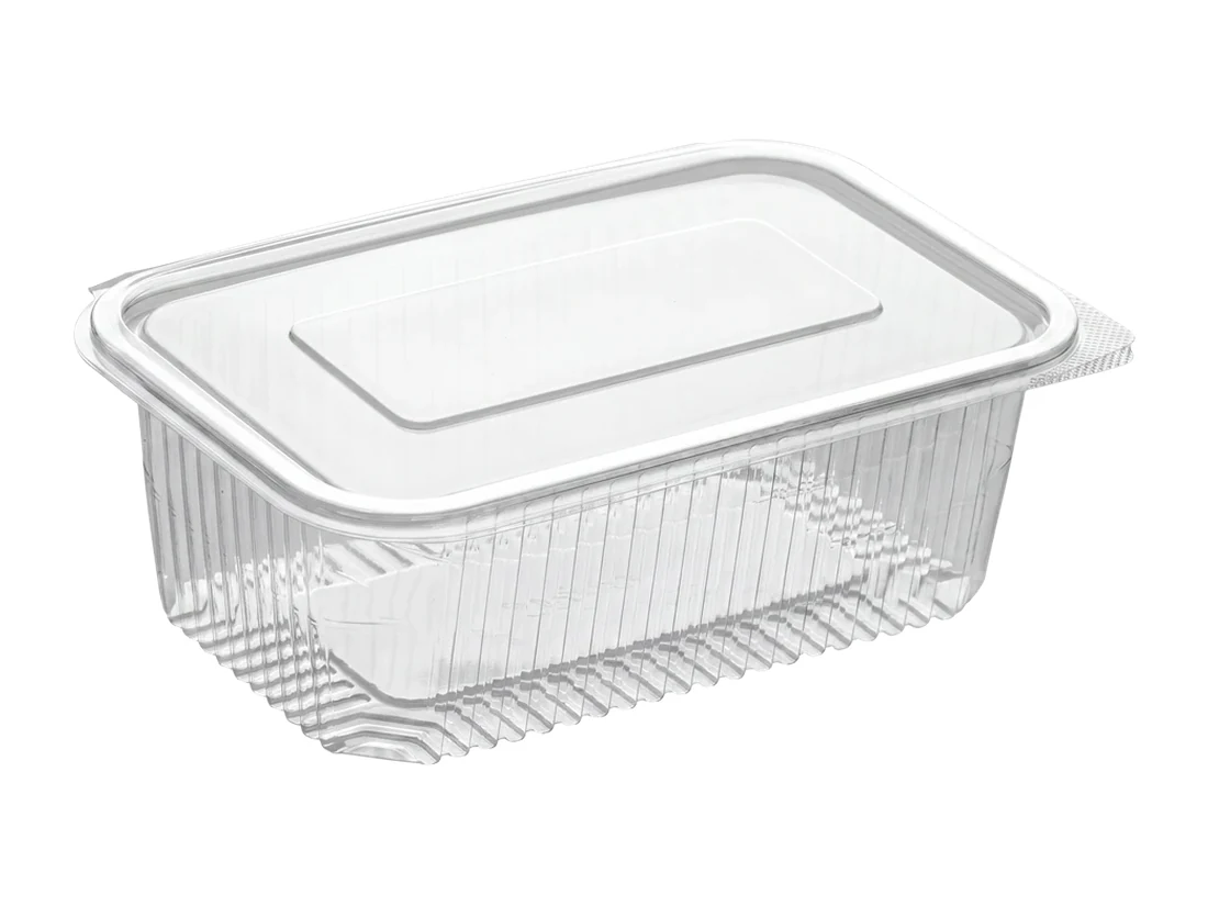 Plastic Container, Flat Lid, PET&nbsp;–⁠&nbsp;1750&nbsp;cc