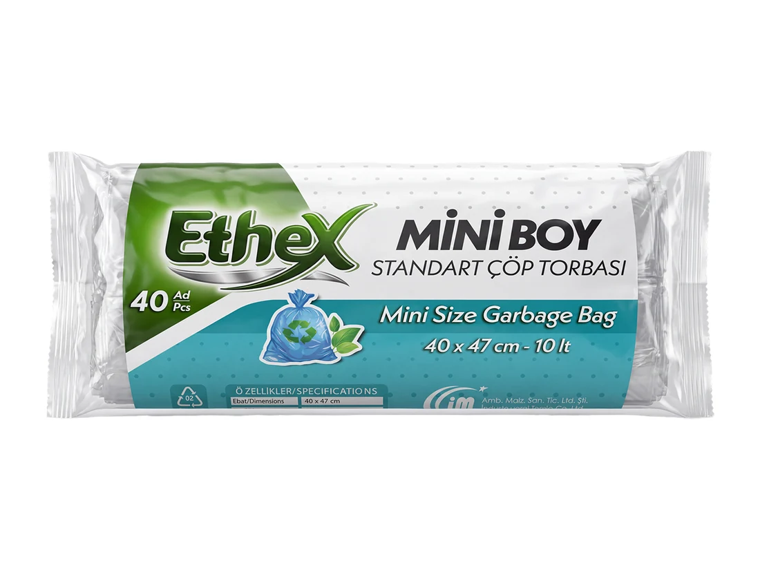 Ethex Mini Size Garbage Bag - Transparent – 85 gr
