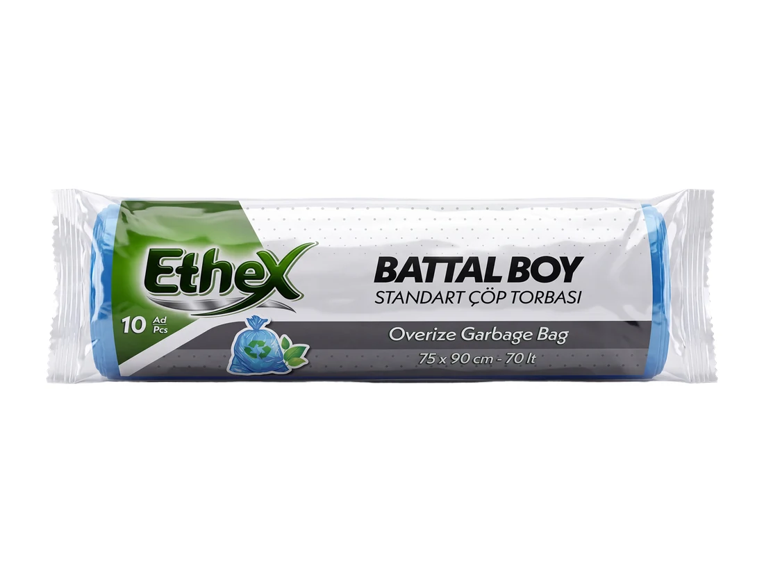 Ethex Battal Boy Çöp Torbası – Mavi – 125 gr — katalog ürün kodu 070101005