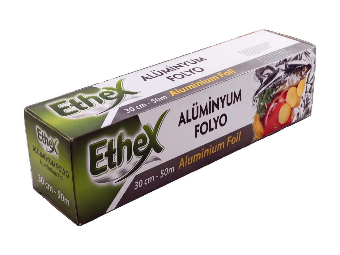 Aluminium Foil
Box 30 cm, 50 m