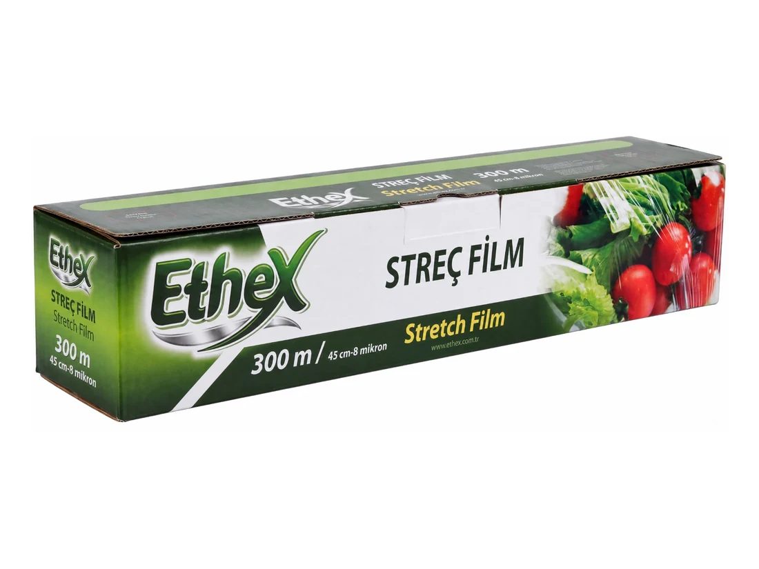 PVC Cling Film
Box 8–45&nbsp;cm&nbsp;·&nbsp;300&nbsp;m