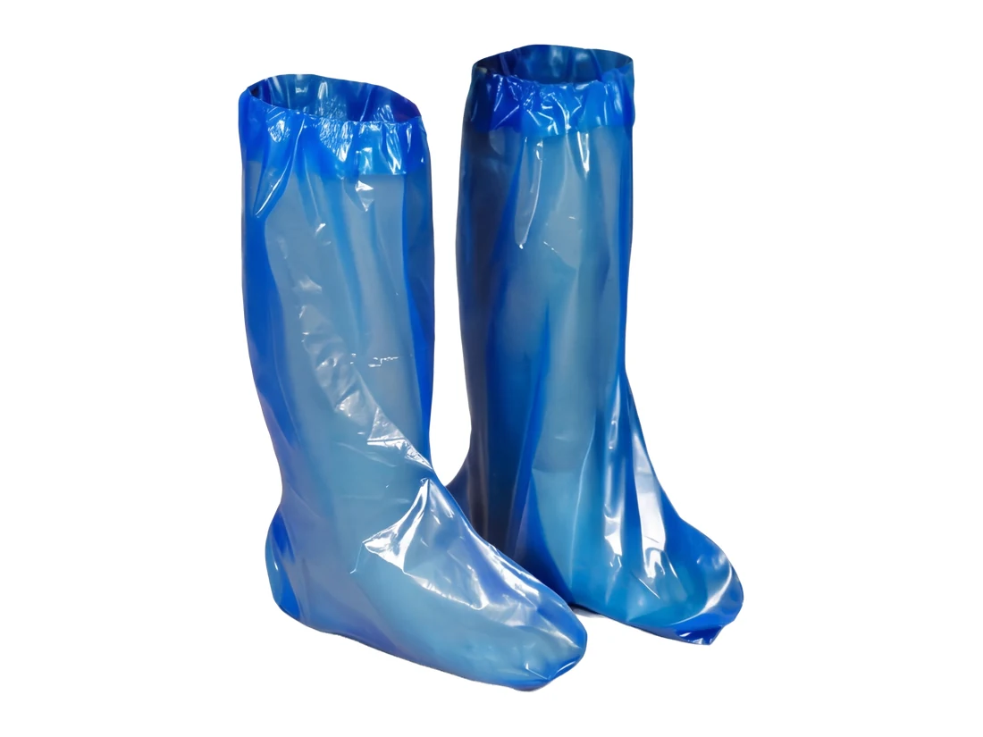 Tall Boot Covers in Bag - Blue