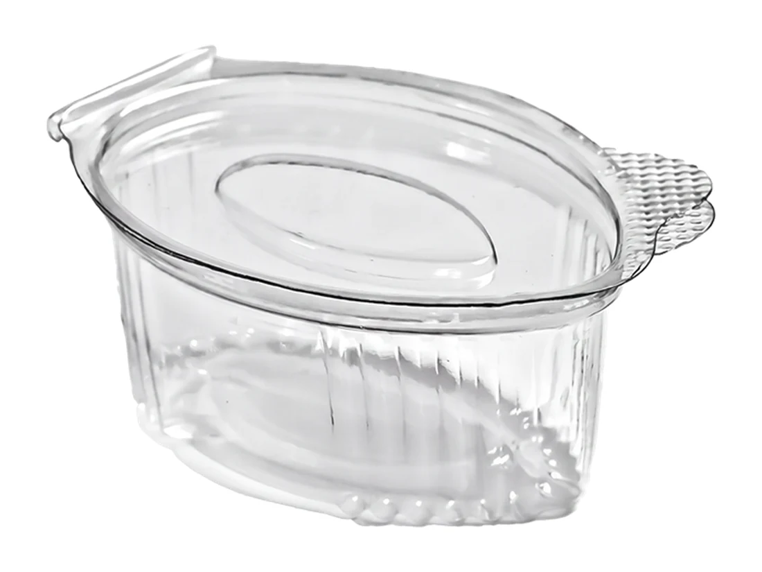 Sauce Container, Oval, PET&nbsp;–⁠&nbsp;50&nbsp;cc