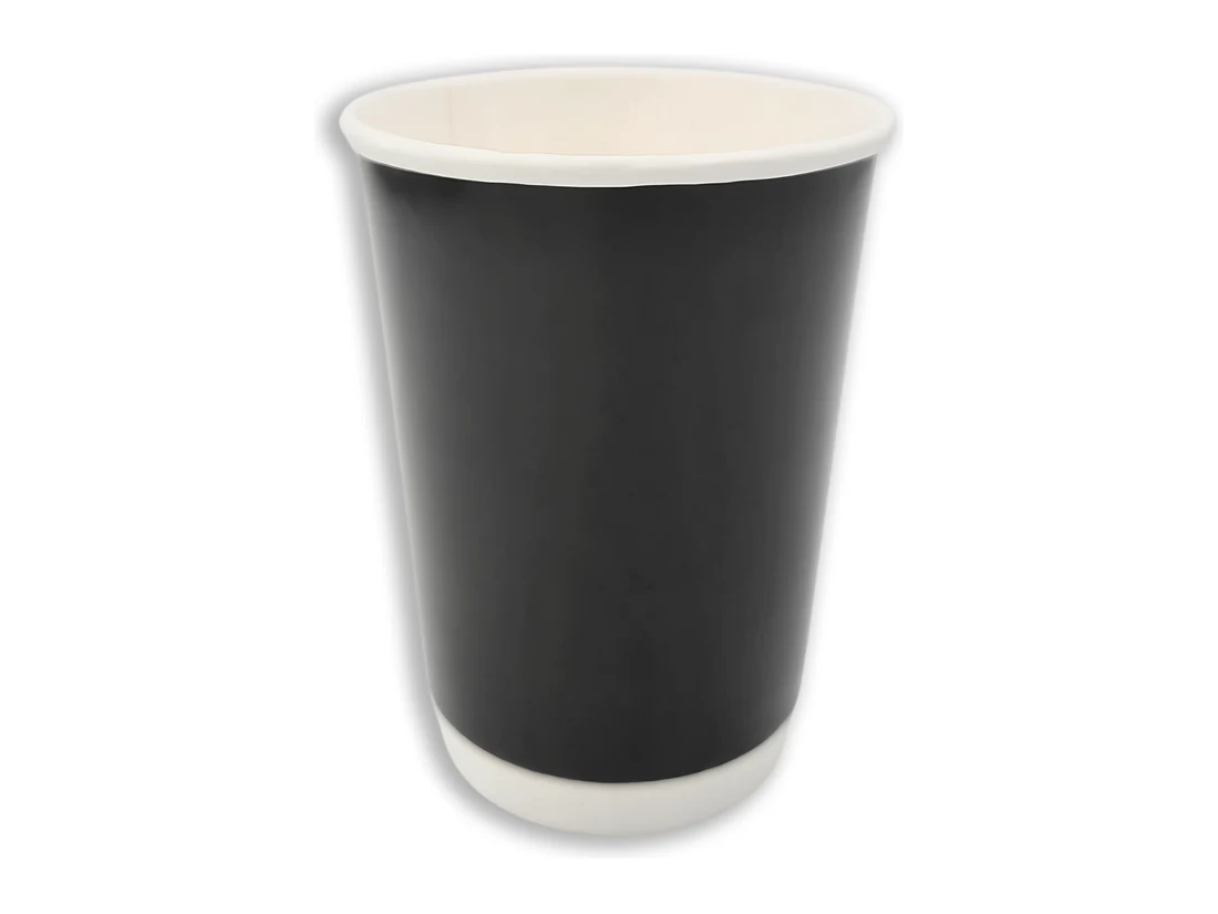 Double Wall Paper Cup, Black – 14 oz