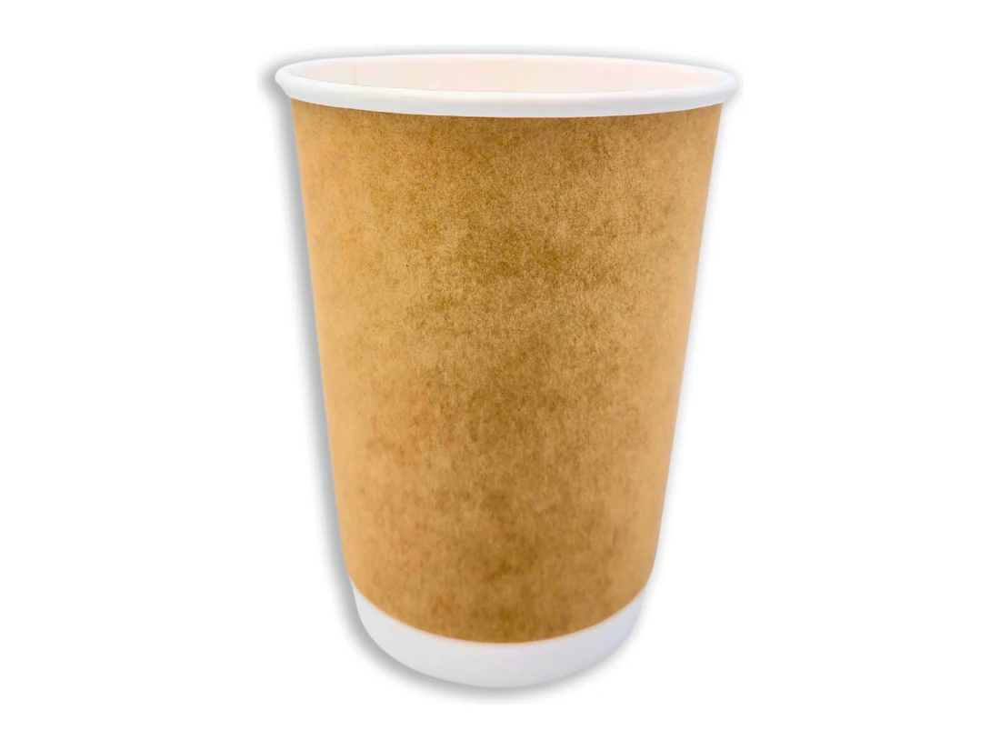 Double Wall Paper Cup, Kraft – 14 oz