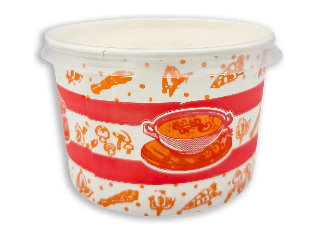 Soup Bowl with PP Lid – 16 oz