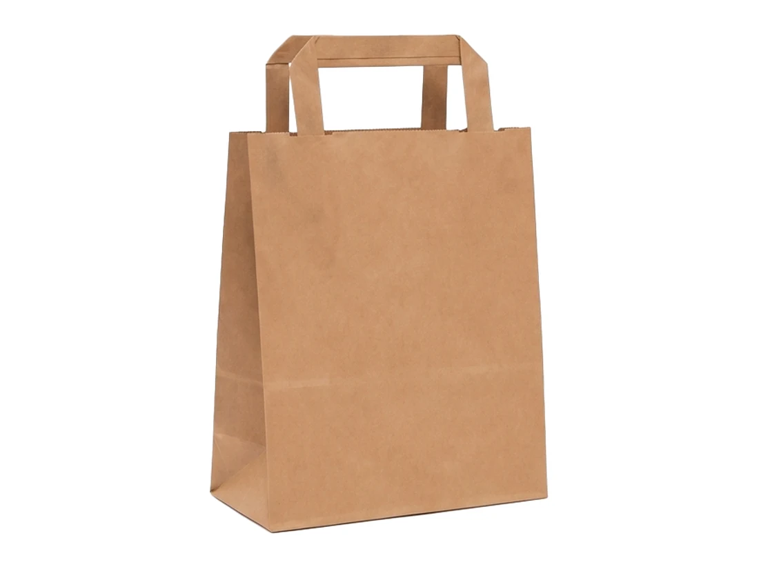 Flat Handle Kraft Bag
25 x 31 cm