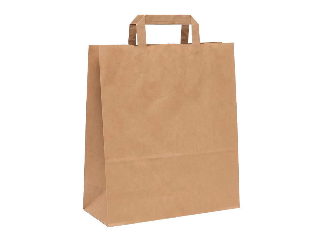 Düz Saplı Kraft Çanta 45 x 50 cm — katalog ürün kodu 160116008