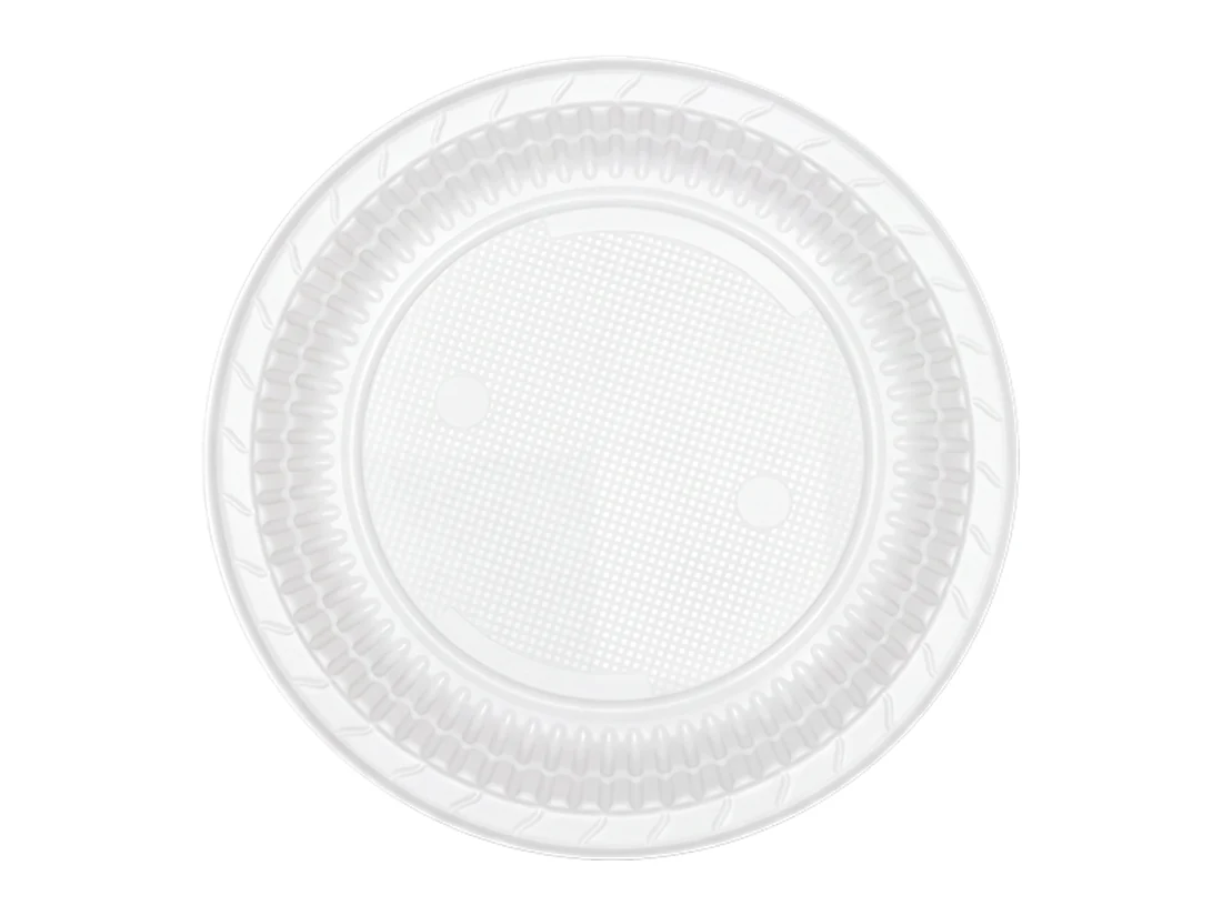 13,5cm Plastic Plate, Standard, PS