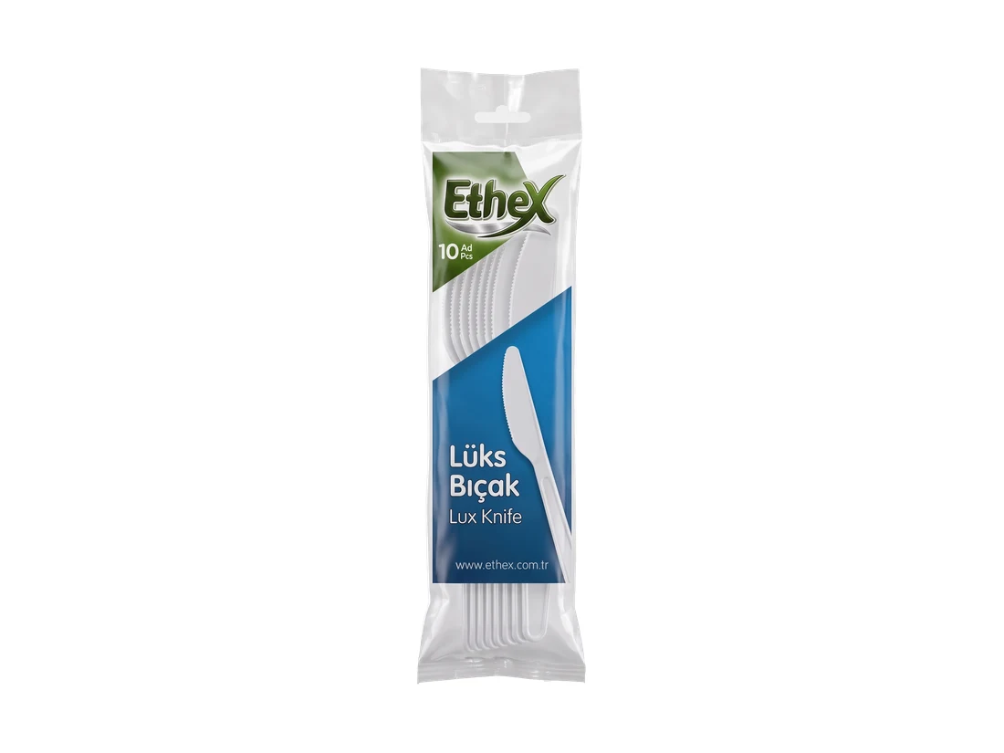 Ethex Luxury Plastic Knife, 10 pcs