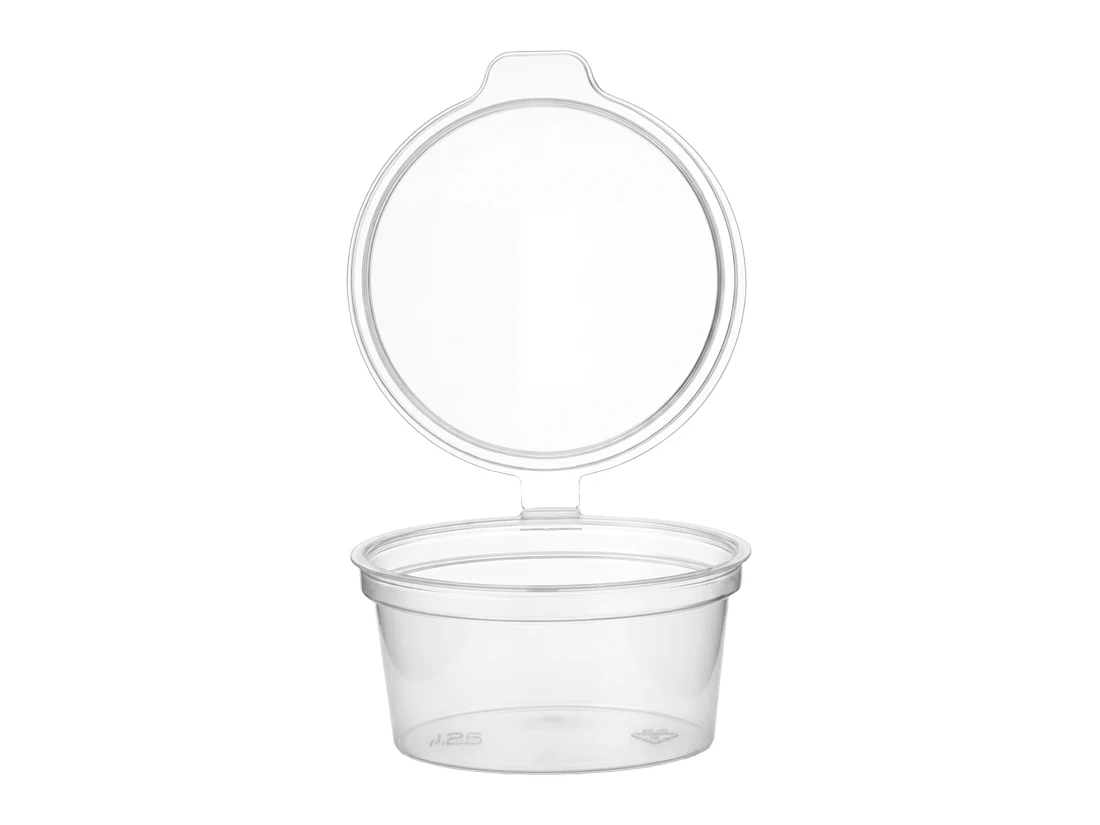 PP Sauce Cup with Lid – 1 oz