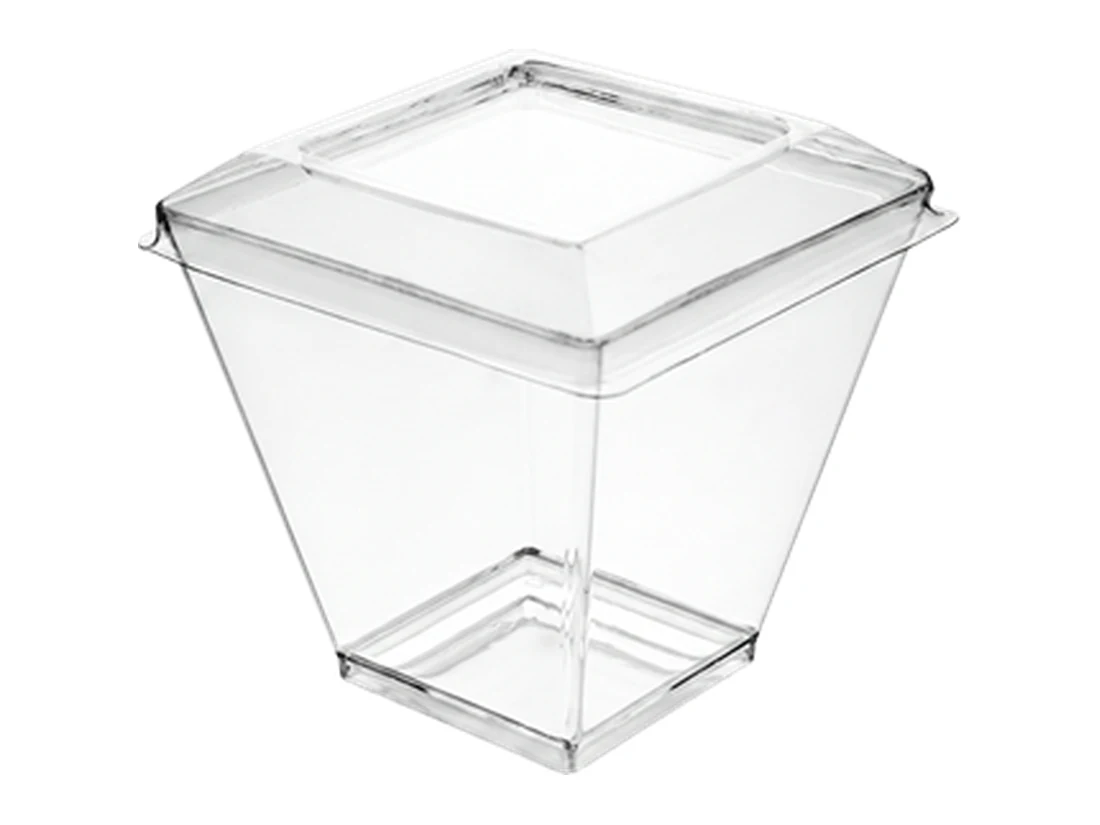 PS Clear Prizma Container&nbsp;–⁠&nbsp;60&nbsp;cc