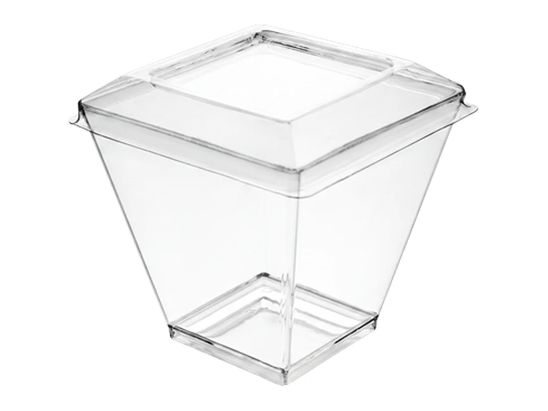 PS Clear Prizma Container&nbsp;–⁠&nbsp;120&nbsp;cc