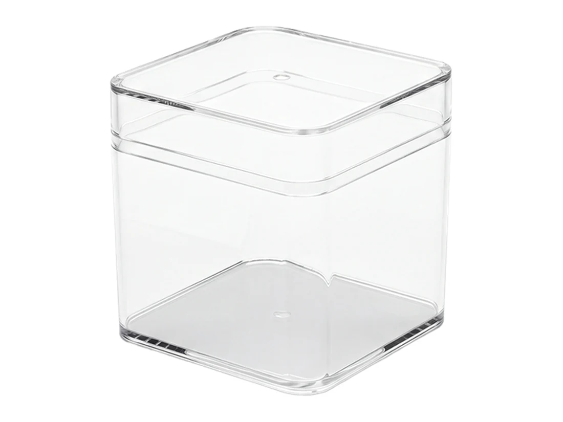 PS Clear Square Container – 280 cc