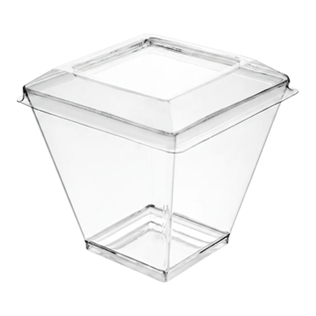 PS Clear Prizma Container PET Lid