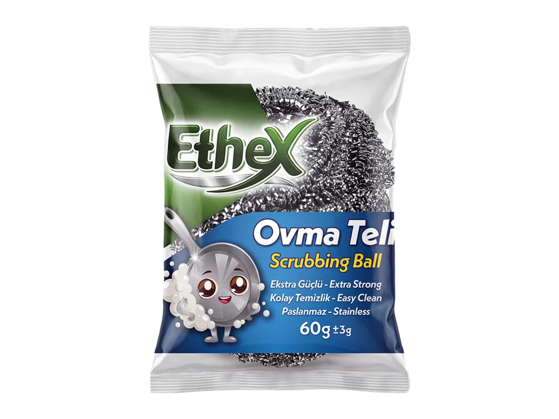 Ethex Stainless Steel Scrubber, 60gr
