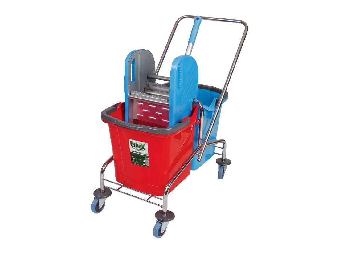 Temizlik Arabası Çift Kovalı · Metal — katalog ürün kodu 280407006