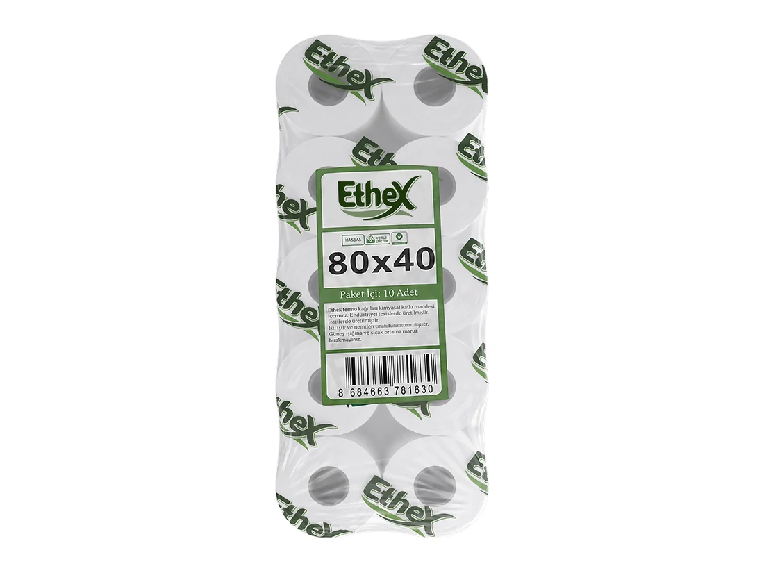 Ethex Thermal Receipt Roll
40 m