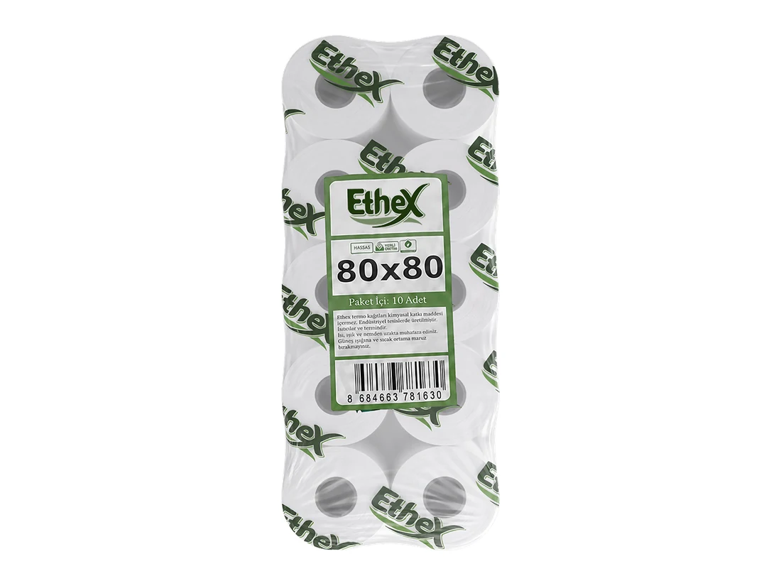 Ethex Thermal Receipt Roll
80&nbsp;m