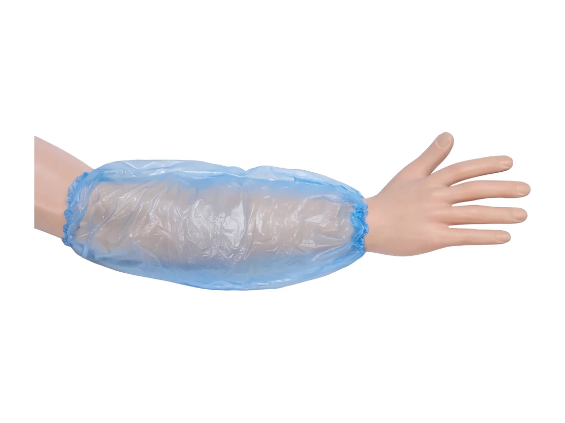 Plastic Arm Sleeve Cover With 1 Elastic Band Cuff - Blue
40 cm
