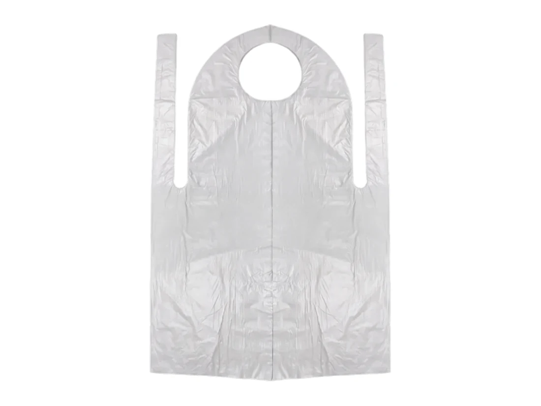 Plastic Apron - White